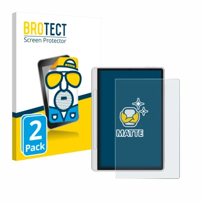 Face avant d’un emballage produit avec le logo de la marque BROTECT. À côté, l’appareil XP-Pen Magic Note Pad est représenté a