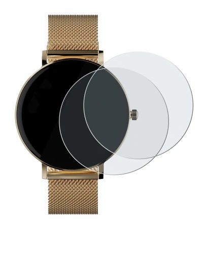 Image de l'appareil ZenWatch Venice Pro avec une grande variété de protections d'écran.