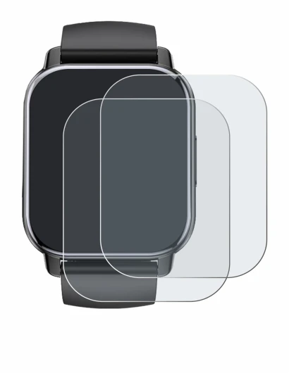 Image de l'appareil Poounur T80 1.95" avec une grande variété de protections d'écran.