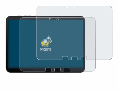 Image de l'appareil Samsung Galaxy Tab Active 5 Pro avec une grande variété de protections d'écran.