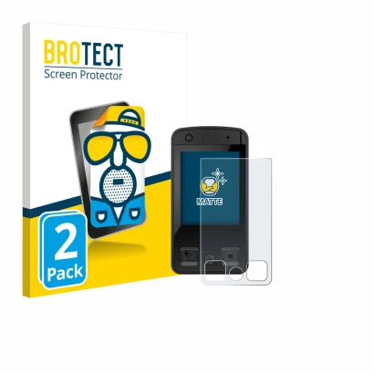 Face avant d’un emballage produit avec le logo de la marque BROTECT. À côté, l’appareil Bosch Kiox 400C est représenté avec la