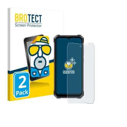 Face avant d’un emballage produit avec le logo de la marque BROTECT. À côté, l’appareil Blackview BL7000 est représenté avec l
