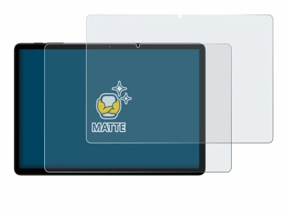 Image de l'appareil Doogee Tab G6 avec une grande variété de protections d'écran.