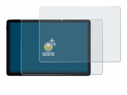 Image de l'appareil Doogee Tab A9 Pro+ avec une grande variété de protections d'écran.