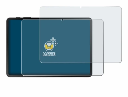 Image de l'appareil Doogee Tab A9 avec une grande variété de protections d'écran.