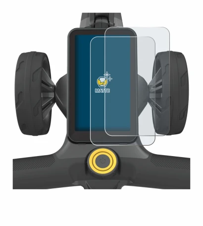 Image de l'appareil PowaKaddy CT12 GPS avec une grande variété de protections d'écran.
