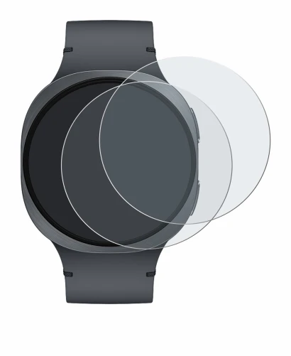 Image de l'appareil Samsung Galaxy Watch 8 (44 mm) avec une grande variété de protections d'écran.