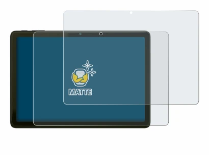 Image de l'appareil VALE Tablet V10A avec une grande variété de protections d'écran.