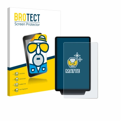 Face avant d’un emballage produit avec le logo de la marque BROTECT. À côté, l’appareil Ford Explorer Electric 2025 est représ