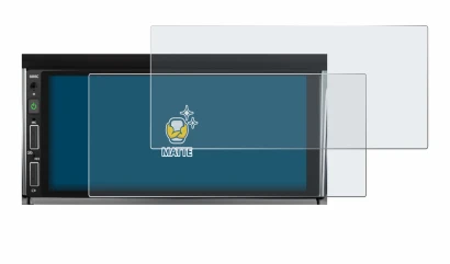 Image de l'appareil Hikity Carplay 6.86" avec une grande variété de protections d'écran.