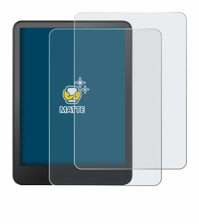 Image de l'appareil Amazon Kindle Colorsoft avec une grande variété de protections d'écran.