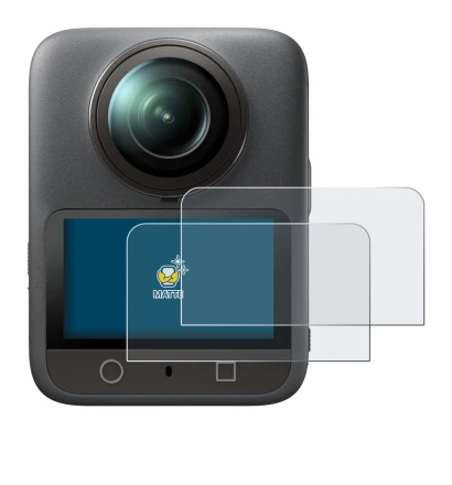 Image de l'appareil DJI Osmo 360 avec une grande variété de protections d'écran.