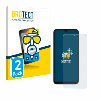 Face avant d’un emballage produit avec le logo de la marque BROTECT. À côté, l’appareil Telekom T Phone 3 est représenté avec 