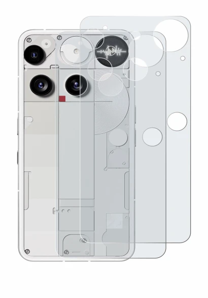 Image de l'appareil Nothing Phone (3) (Arrière) avec une grande variété de protections d'écran.