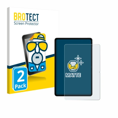 Face avant d’un emballage produit avec le logo de la marque BROTECT. À côté, l’appareil Xiaomi Redmi Pad 2 Pro est représenté
