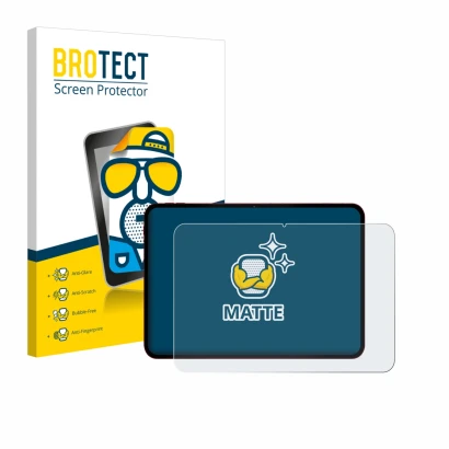 Face avant d’un emballage produit avec le logo de la marque BROTECT. À côté, l’appareil Teclast T65 Plus est représenté avec l