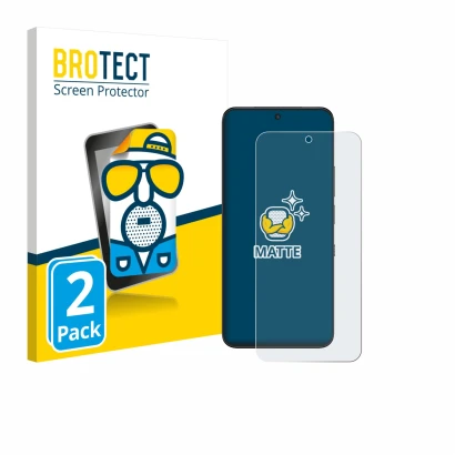 Face avant d’un emballage produit avec le logo de la marque BROTECT. À côté, l’appareil TCL NXTPAPER 60 Ultra est représenté a