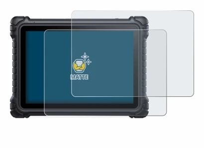 Image de l'appareil iCarsoft CR Eagle avec une grande variété de protections d'écran.