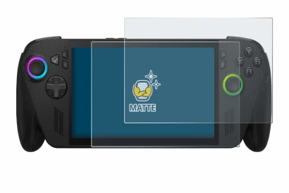 Image de l'appareil ASUS ROG Xbox Ally X avec une grande variété de protections d'écran.