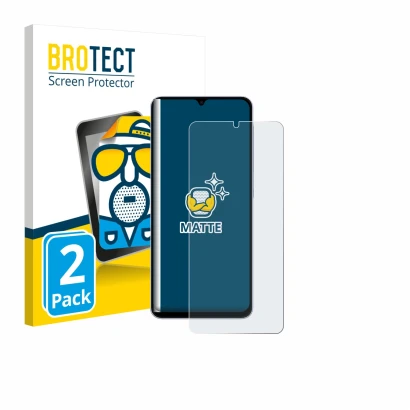 Face avant d’un emballage produit avec le logo de la marque BROTECT. À côté, l’appareil Samsung Galaxy A07 est représenté avec