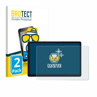 Face avant d’un emballage produit avec le logo de la marque BROTECT. À côté, l’appareil Samsung Galaxy Tab A11 Plus WiFi 11" e