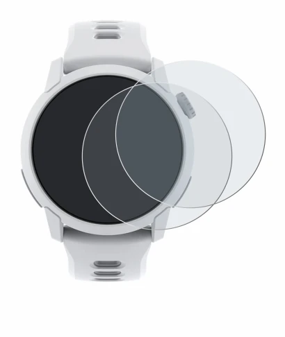 Image de l'appareil Coros Pace 4 avec une grande variété de protections d'écran.