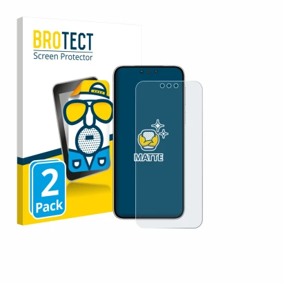 Face avant d’un emballage produit avec le logo de la marque BROTECT. À côté, l’appareil Huawei Mate 80 est représenté avec la