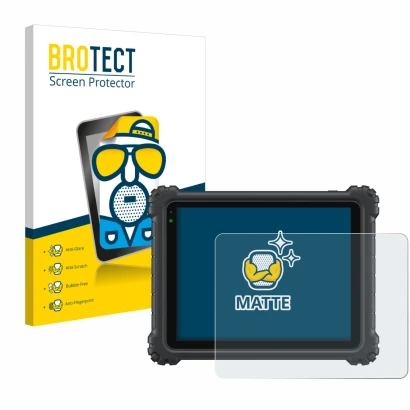 Face avant d’un emballage produit avec le logo de la marque BROTECT. À côté, l’appareil Autel MaxiCOM Ultra Lite est représent
