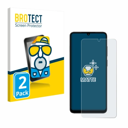 Face avant d’un emballage produit avec le logo de la marque BROTECT. À côté, l’appareil Honor X5c Plus est représenté avec la 