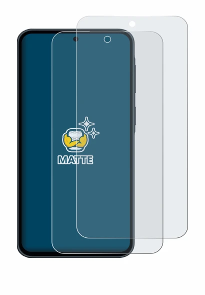 Image de l'appareil Samsung Galaxy A37 5G avec une grande variété de protections d'écran.