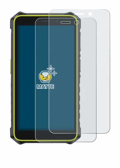Image de l'appareil Ulefone RugKing 2 Pro avec une grande variété de protections d'écran.