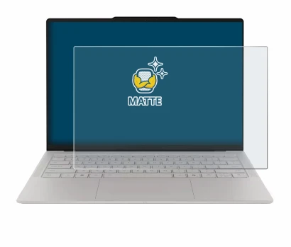 Image de l'appareil Lenovo Yoga Slim 7i Ultra Gen 11 Aura Edition 14" avec une grande variété de protections d'écran.