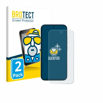 Face avant d’un emballage produit avec le logo de la marque BROTECT. À côté, l’appareil Xiaomi Redmi Turbo 5 est représenté av