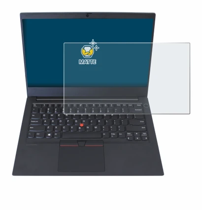 Image de l'appareil Lenovo ThinkPad E14 Gen 1 avec une grande variété de protections d'écran.