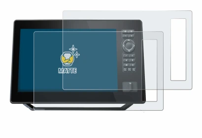 Image de l'appareil Humminbird Xplore 9 avec une grande variété de protections d'écran.