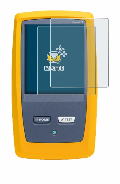 Image de l'appareil Fluke DSX8000 avec une grande variété de protections d'écran.