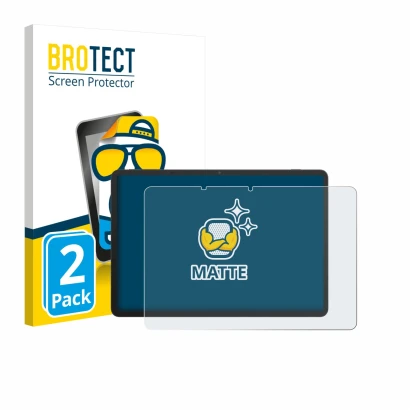 Face avant d’un emballage produit avec le logo de la marque BROTECT. À côté, l’appareil TCL NxtPaper 11 Plus est représenté av