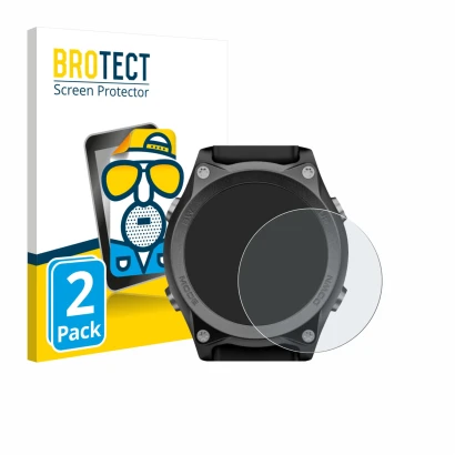 Face avant d’un emballage produit avec le logo de la marque BROTECT. À côté, l’appareil Mares Sirius est représenté avec la pr