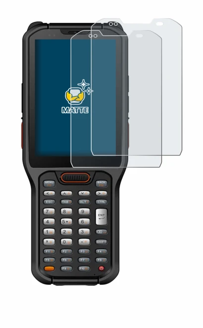 Image de l'appareil Urovo RT40S avec une grande variété de protections d'écran.