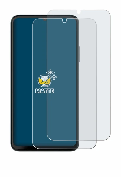 Image de l'appareil NUU Mobile X10 5G avec une grande variété de protections d'écran.