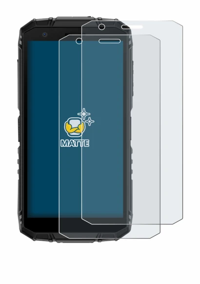 Image de l'appareil Doogee Fire 3 avec une grande variété de protections d'écran.