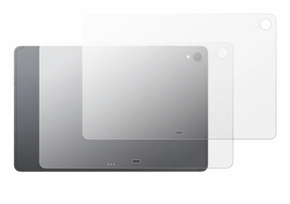 Image de l'appareil Samsung Galaxy Tab S12 Plus (Arrière) avec une grande variété de protections d'écran.