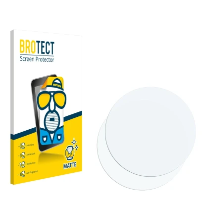 Face avant d’un emballage produit avec le logo de la marque BROTECT. À côté se trouve la protection d’écran correspondante.