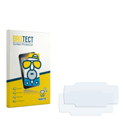 Face avant d’un emballage produit avec le logo de la marque BROTECT. À côté se trouve la protection d’écran correspondante.