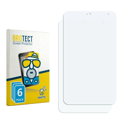 Face avant d’un emballage produit avec le logo de la marque BROTECT. À côté se trouve la protection d’écran correspondante.