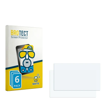 Face avant d’un emballage produit avec le logo de la marque BROTECT. À côté se trouve la protection d’écran correspondante.