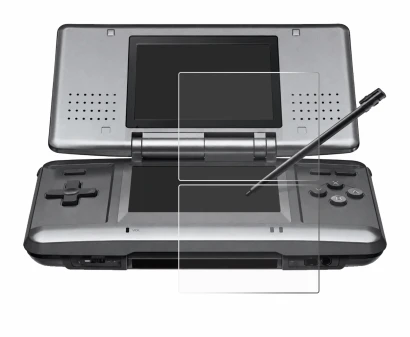 Image de l'appareil Nintendo DS avec une grande variété de protections d'écran.