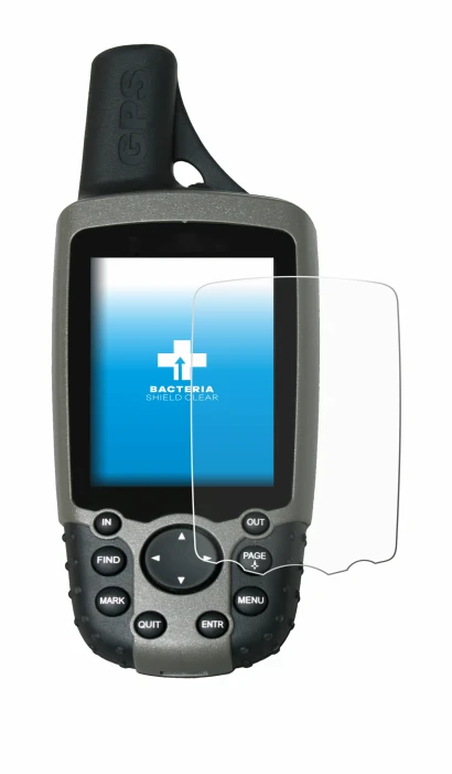 Image de l'appareil Garmin GPSMAP 60CSx avec une grande variété de protections d'écran.