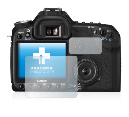 Image de l'appareil Canon EOS 50D avec une grande variété de protections d'écran.