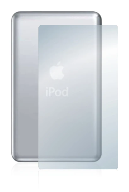 Image de l'appareil Apple iPod classic 120 GB (Arrière, 7ème Gen.) avec une grande variété de protections d'écran.